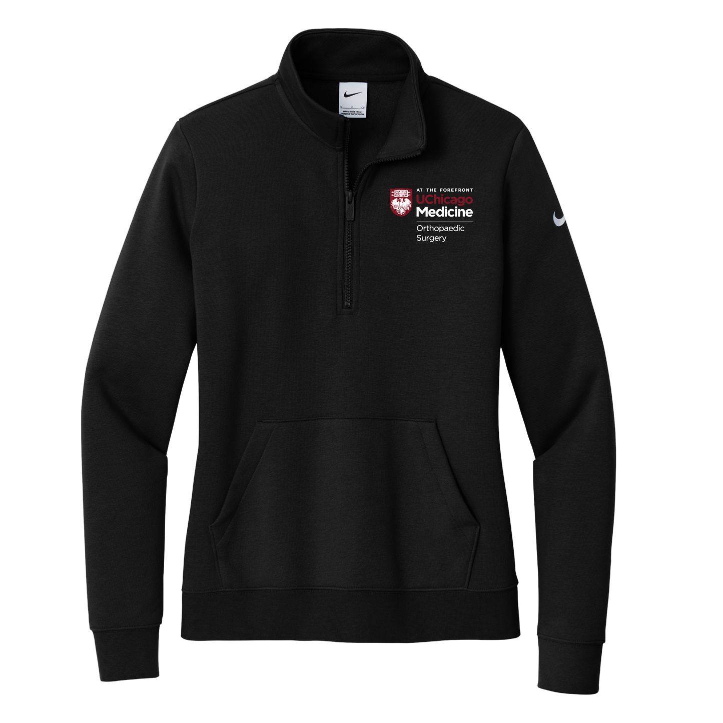 Women's Nike Club Fleece Sleeve Swoosh 1/2-Zip