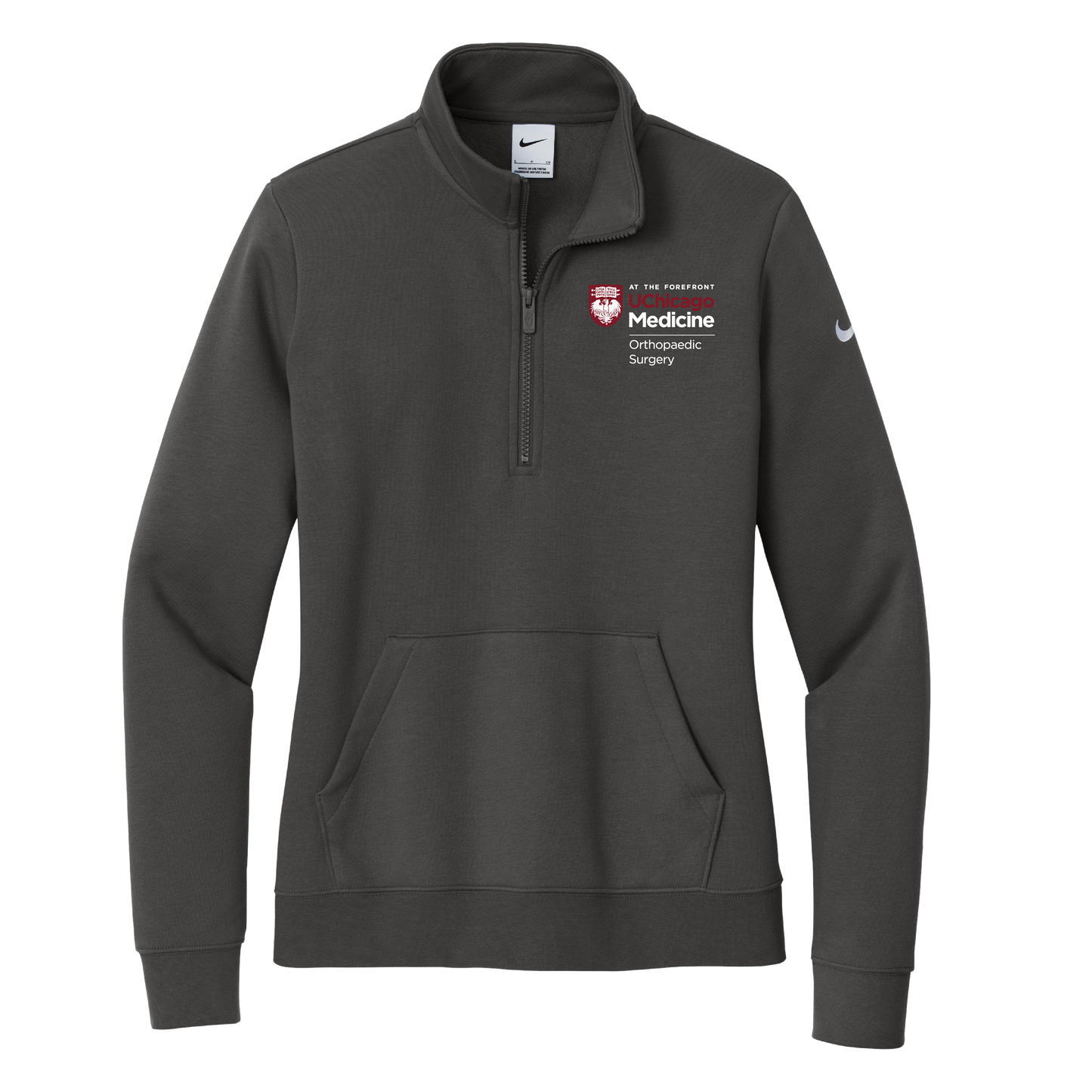 Women's Nike Club Fleece Sleeve Swoosh 1/2-Zip