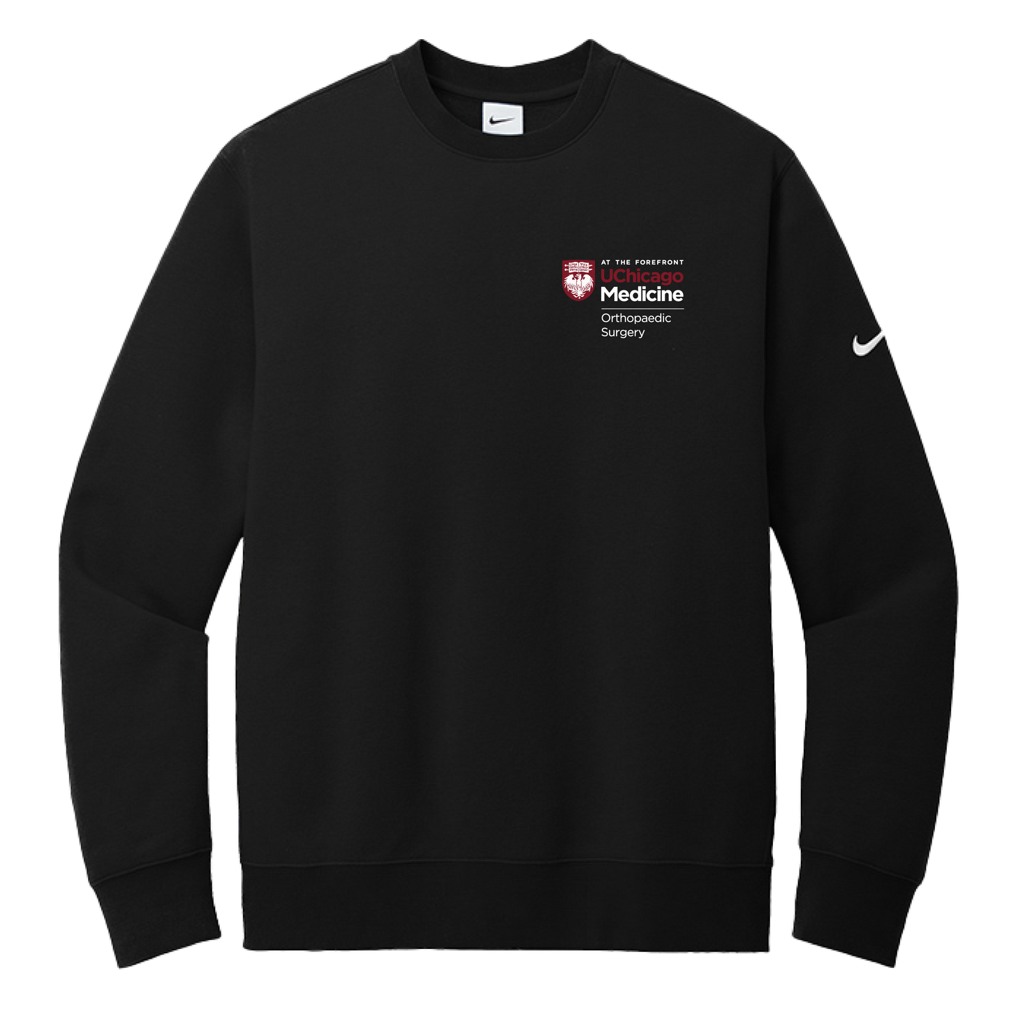 Nike Club Fleece Sleeve Swoosh Crew