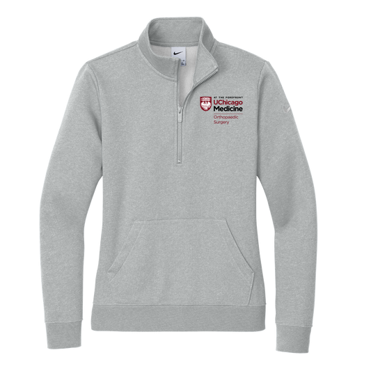 Women's Nike Club Fleece Sleeve Swoosh 1/2-Zip